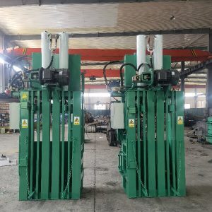 vertical waste paper baler