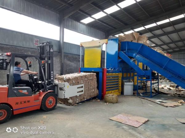 waste paper baler