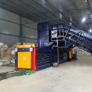 semi-automatic plastic baler